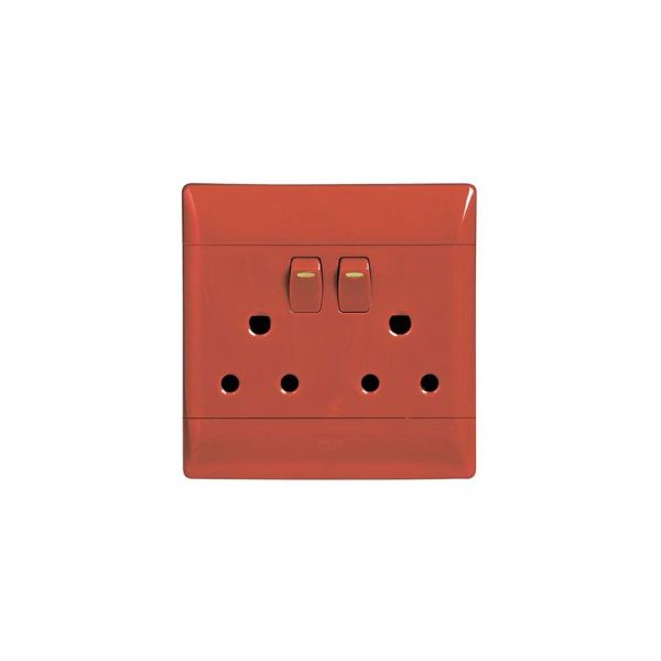 CBI Double Dedicated Switch Socket 4x4 PS677R-P
